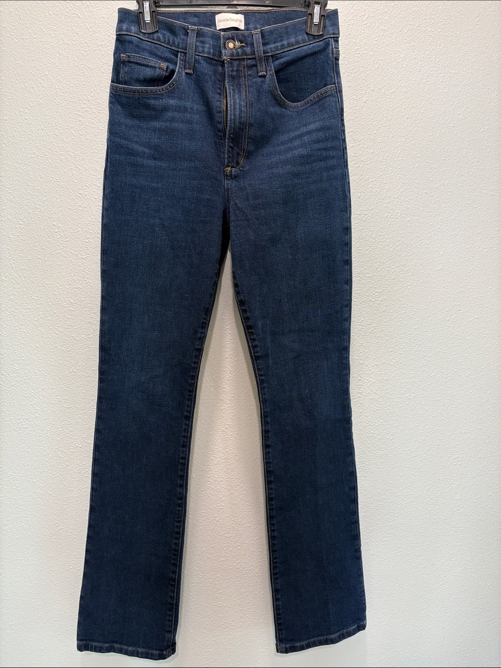 Favorite Daughter Valentina Mini Boot Cut High-Rise Jeans - Woodside 27
